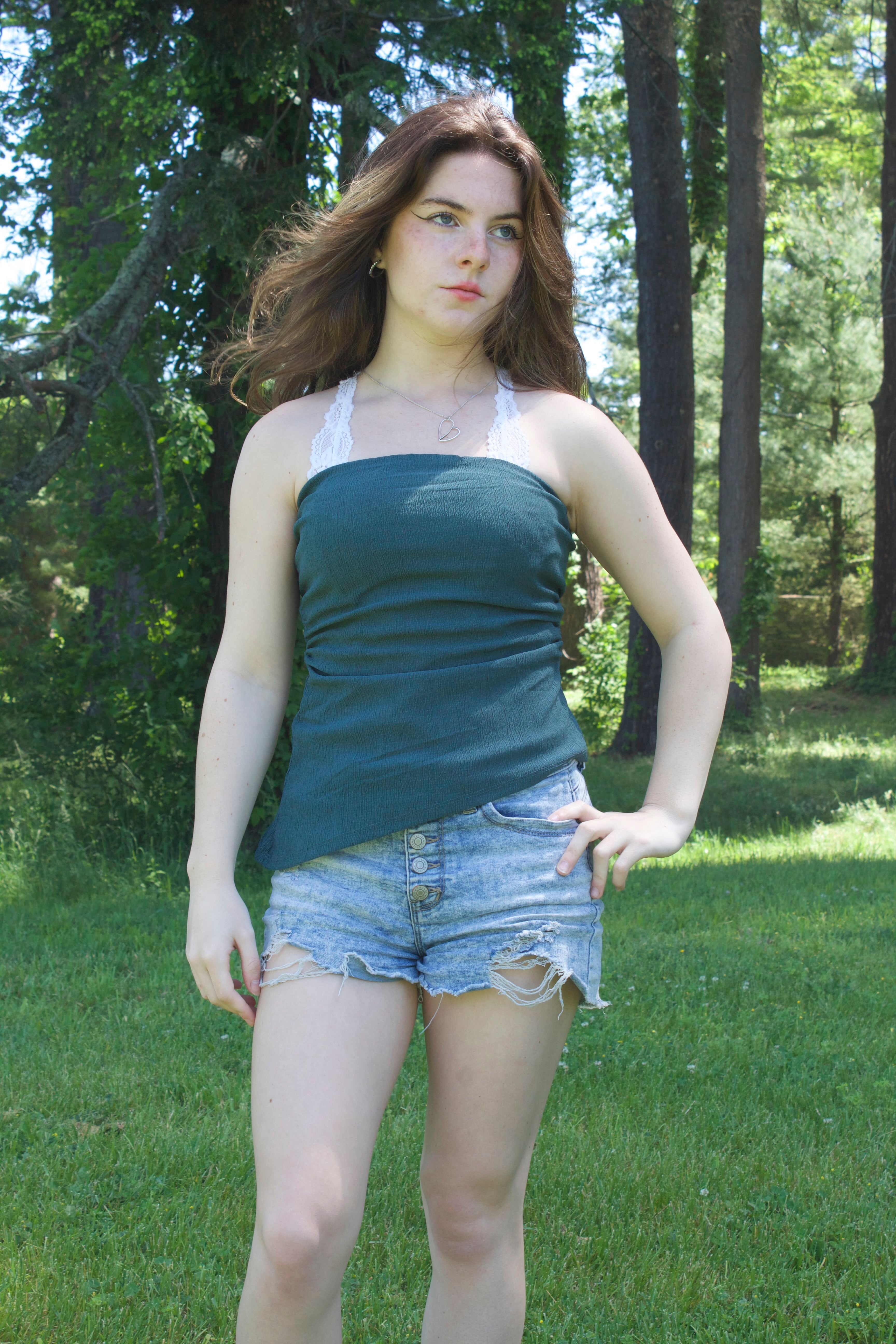 Shana Asymmetrical Tube Top