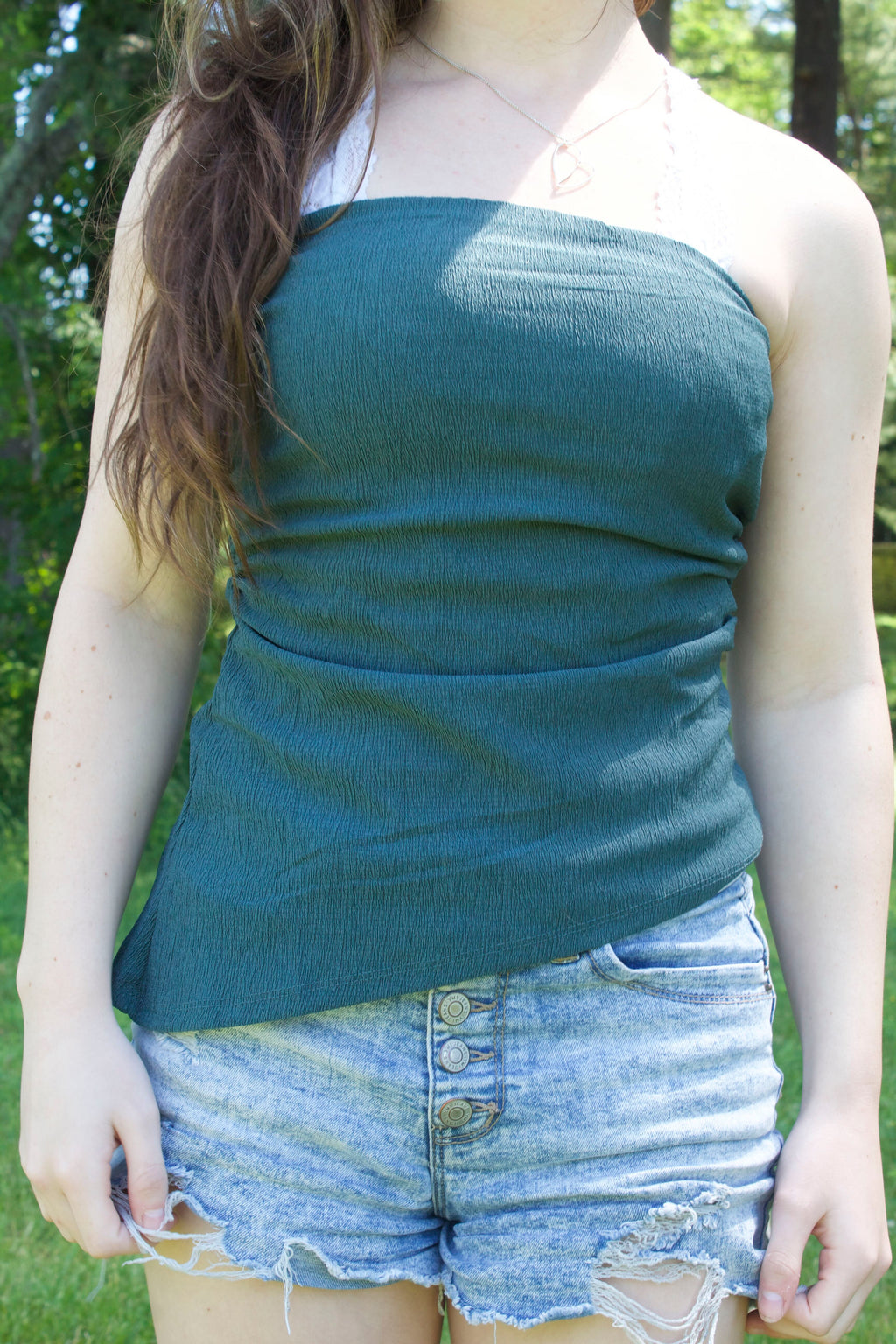 Shana Asymmetrical Tube Top