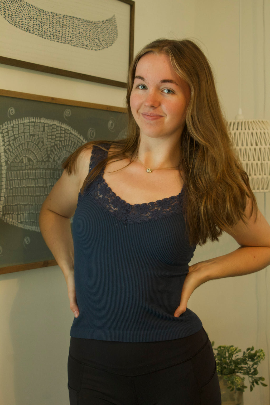 April Lace Tank